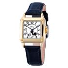 Women's Disney Mickey Mouse Perfect Square Gold Watch - Black