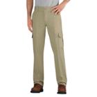 Dickies Men's Big & Tall Slim Straight Fit Flex Twill Cargo Pants- Desert