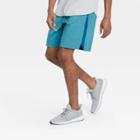 Men's 9 Lined Run Shorts - All In Motion Teal