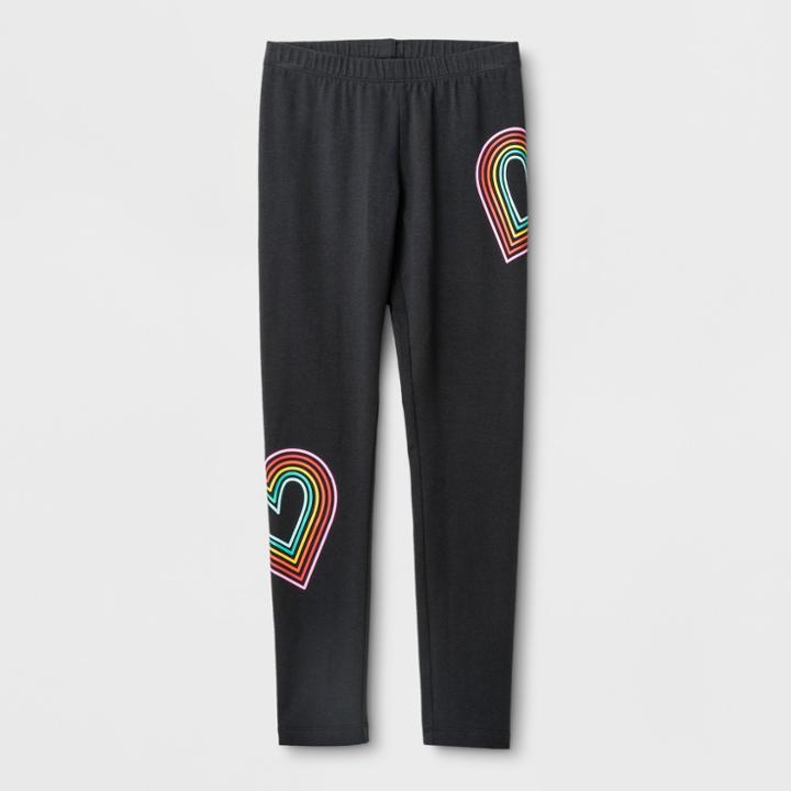 Girls' Leggings Pants - Cat & Jack Deep Charcoal