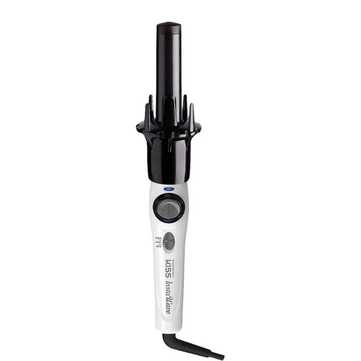 Kiss Instawave Automatic Curler, Black