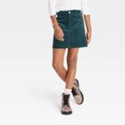 Girls' Corduroy Skirt - Art Class Teal Green