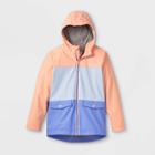 Girls' Colorblock Rain Jacket - Cat & Jack Orange