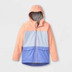 Girls' Colorblock Rain Jacket - Cat & Jack Orange