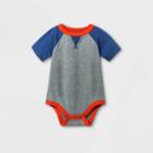 Baby Boys' Short Sleeve Bodysuit - Cat & Jack Gray Newborn