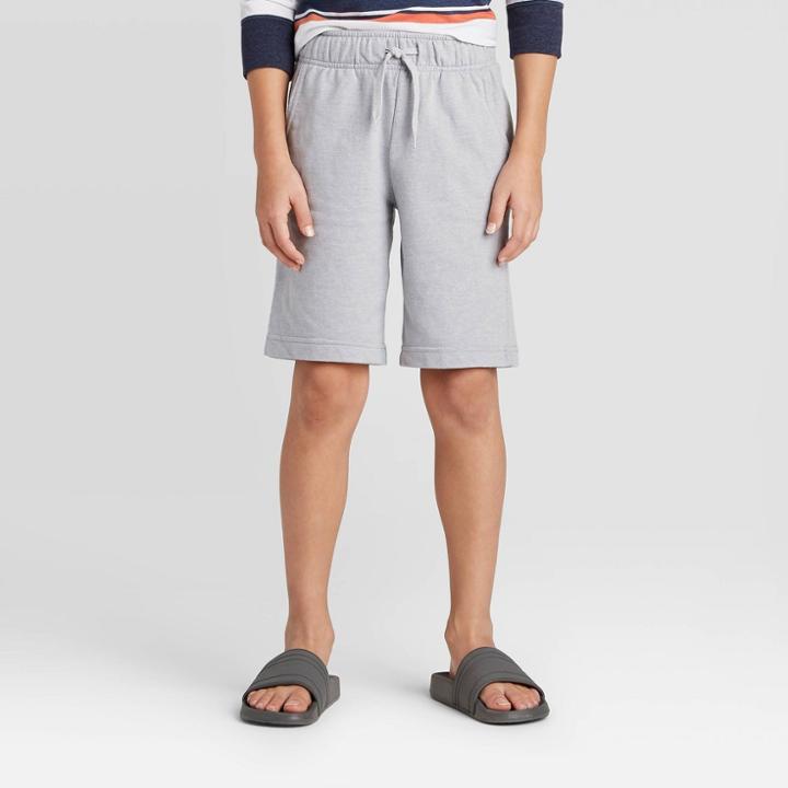Boys' Pull-on Knit Shorts - Cat & Jack Gray