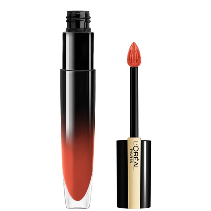 L'oreal Paris Brilliant Signature Shiny Lip Stain Lipstick With Precision Applicator - Be Courageous