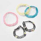 Girls' 5pk Tattoo Choker Set - Art Class Pink/blue