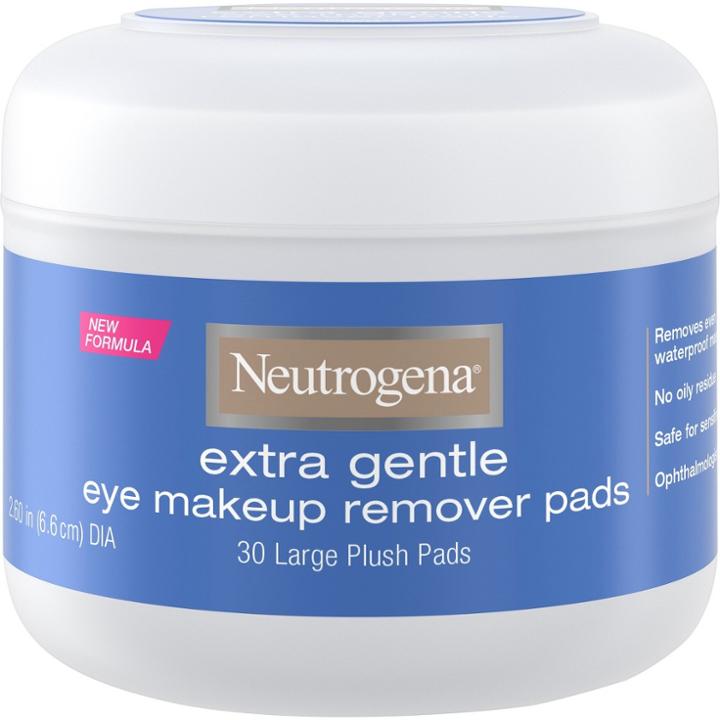 Neutrogena Extra Gentle Eye Makeup Remover Pads - 30ct, Women's