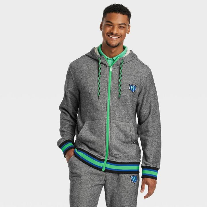 Houston White Adult Zip-up Hooded Pullover Sweater - Heather Gray Xxs/xs