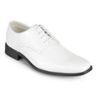 Men's Vance Co. Cole Faux Leather Lace-up Dress Shoes - White