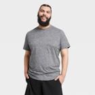 Men's Short Sleeve Soft Gym T-shirt - All In Motion Dark Gray