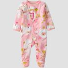 Baby Girls' Floral Sleep N' Play - Little Planet By Carter's Pink Newborn