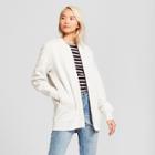 Women's Fleece Bomber Jacket - Who What Wear Gray