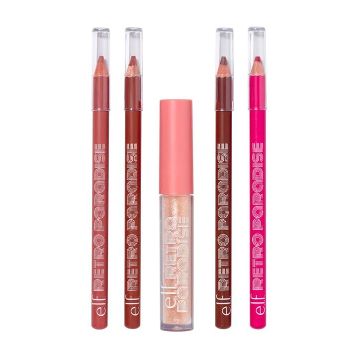 E.l.f. Retro Paradise Lip Makeup Kit - Line And