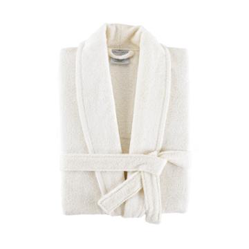 Luxury Turkish 100% Cotton Bathrobe Cream - Enchante Home, Ivory