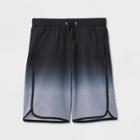 Boys' Quick Dry Board Shorts - All In Motion Black/silver