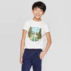 Boys' Short Sleeve Graphic T-shirt - Cat & Jack Almond