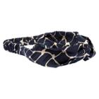 La-ta-da Fabric-knot Navy (blue) Head Wrap, Girl's