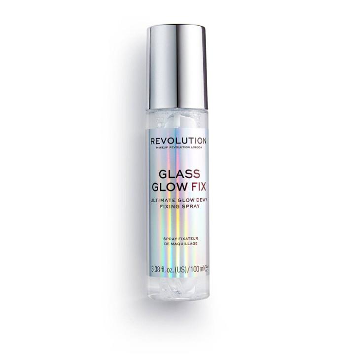 Revolution Beauty Glass Glow Fix Ultimate Glow Dewy Fixing Spray