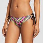 Women's Keyhole String Hipster Bikini Bottom - Mossimo Multi Stripe Xs,