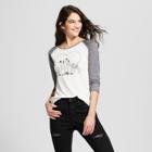 Awake Women's Beatles All You Need Is Love Long Sleeve Raglan Graphic T-shirt (juniors') - White