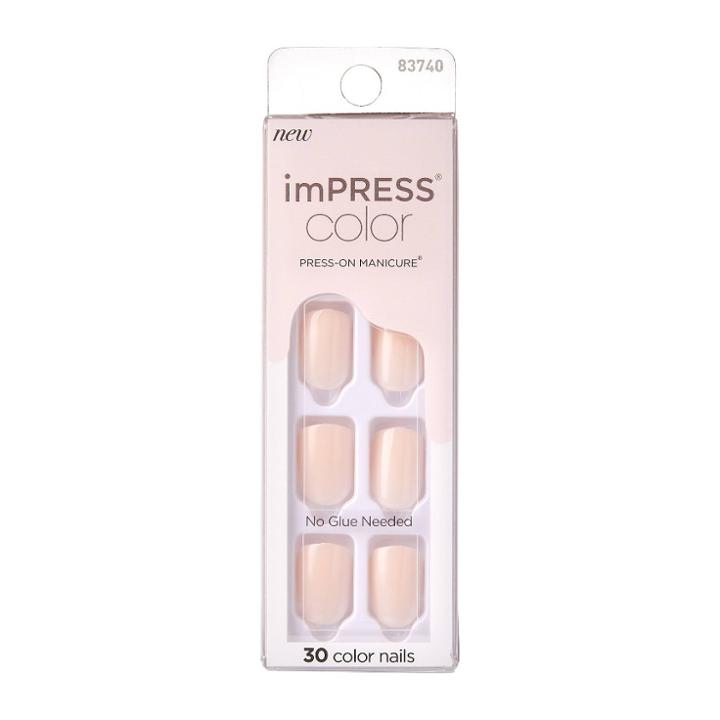 Kiss Products Short Square Press-on Manicure Fake Nails - Point Pink