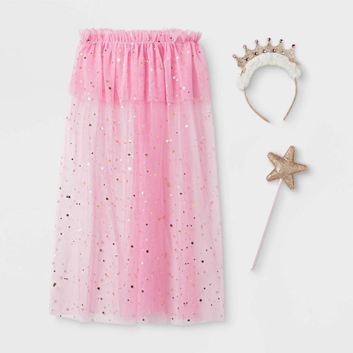 Toddler Girls' Princess Dress-up Set - Cat & Jack Pink/gold, Girl's