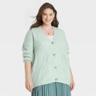 Women's Plus Size Boyfriend Cardigan - A New Day