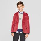 Boys' Velvet Holiday Fashion Jacket - Cat & Jack Red