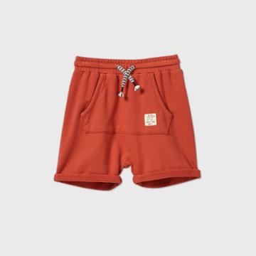 Toddler Boys' Front Pocket Pull-on-shorts - Art Class Rust Orange