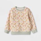 Toddler Girls' Fleece Pullover Sweatshirt - Cat & Jack 12m,