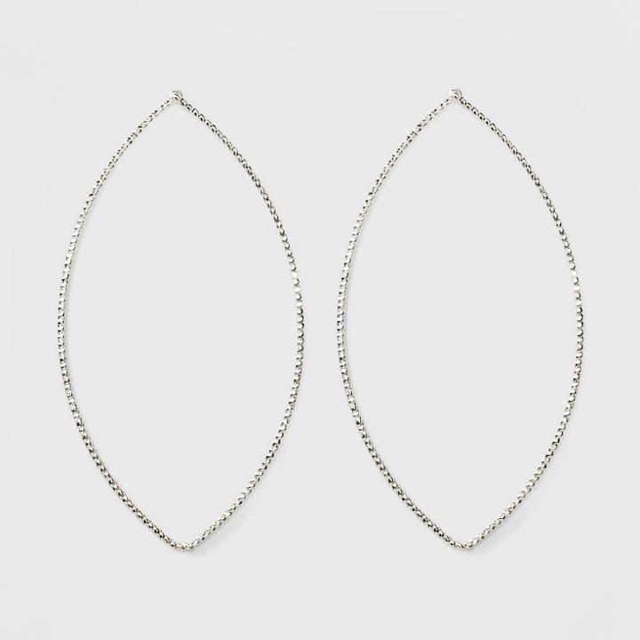 Oval Shaped Hoop Earrings - A New Day