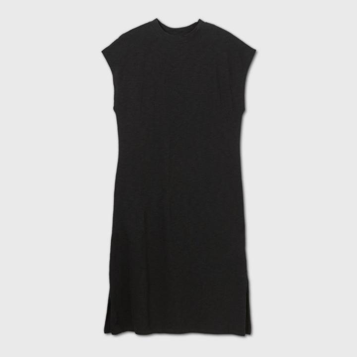 Women's Sleeveless T-shirt Dress - Universal Thread Black