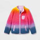 Girls' Sherpa Zip-up Jacket - Cat & Jack Violet