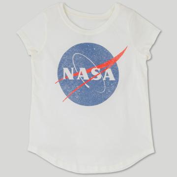 L.o.l. Vintage Girls' Cap Sleeve Graphic T-shirt - Ivory