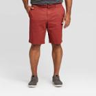 Men's Big & Tall 10.5 Flat Front Shorts - Goodfellow & Co Red