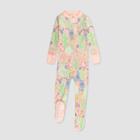 Honest Baby Girls' Cactus Organic Cotton Footed Footed Pajama