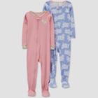 Baby Girls' 2pk Sheep Footed Pajama - Just One You Made By Carter's