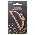 La-ta-da Rose Gold Open Metal Clip - 1pc, Girl's, White