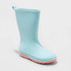 Kids' Andy Slip-on Rain Boots - Cat & Jack Blue