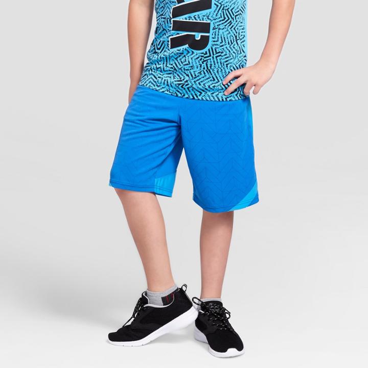 Boys' Novelty Basketball Shorts Hydro Blue Xs - C9 Champion