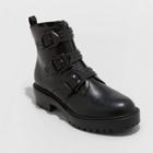 Women's Calypso Buckle Boots - A New Day Black