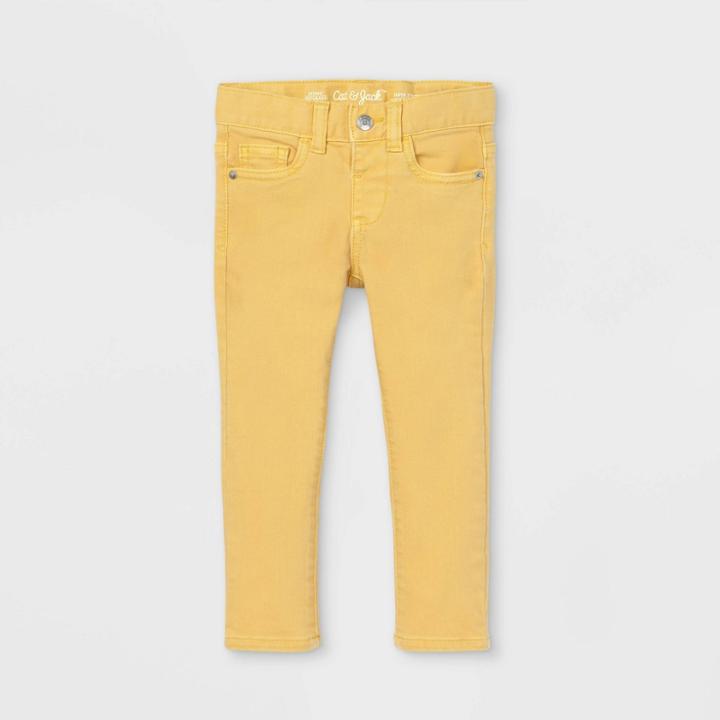 Toddler Girls' Jeans - Cat & Jack Yellow