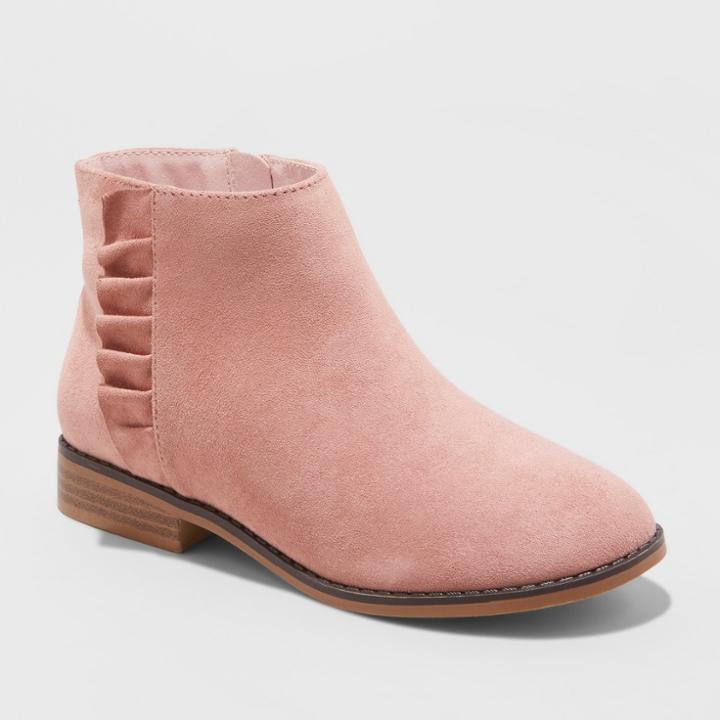 Girls' Euna Ankle Boots - Cat & Jack Pink