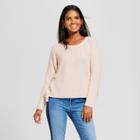 Cliche Women's Side Lace-up Sweater - Clich Pink