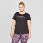 Women's Plus Size Short Sleeve Graphic T-shirt - C9 Champion Black