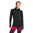 Women's Cold Weather Compression Mock Neck T-shirt - C9 Champion Black