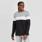 Men's Colorblock Athletic Fit Long Sleeve Lyndale T-shirt - Goodfellow & Co Gray