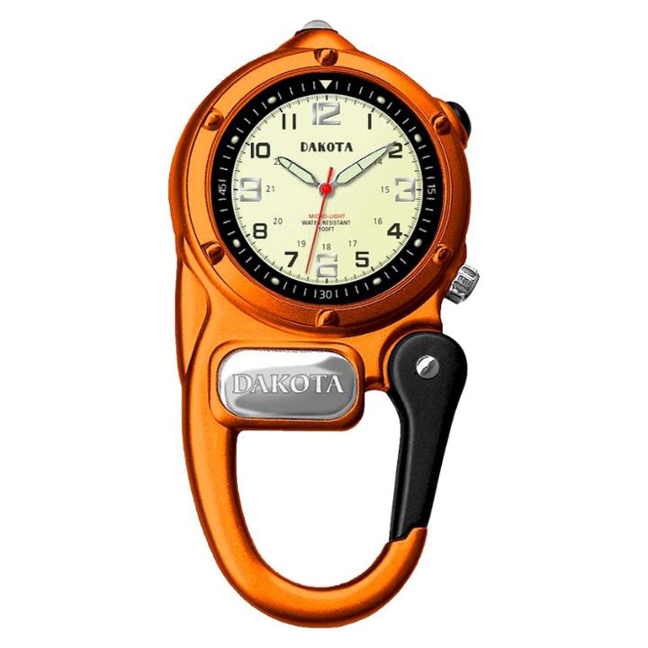 Men's Dakota Mini Clip Microlight Watch - Orange